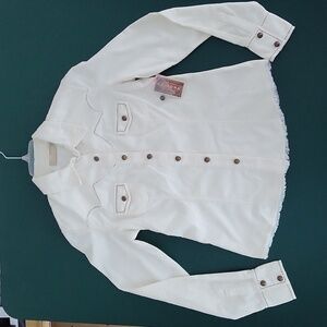 Arizona Jean Company Cream Button Down Shirt